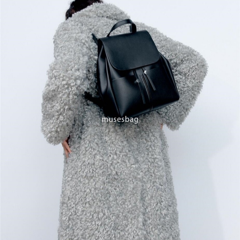 New High Quality Versatile Shoulder Bag Flip Backpack with Academy Style Large Capacity Book Bag Outdoor Travel Bag Unusual Drawstring Backpack