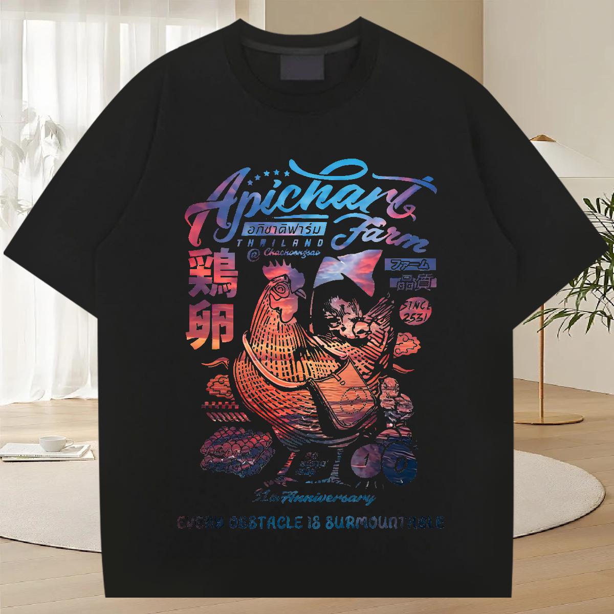 New Arrival Men T Shirts Graphic Street Wear Couples T Shirts Round Neck Short Sleeve Loose