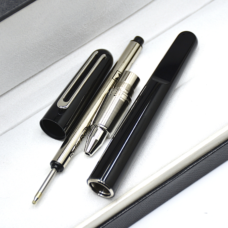 Wholesale M Series Magnetic Close Cap Rollerball Pen Black & Blue Resin High Quality Stationery Office Dwe74 School Writing Gel Pens