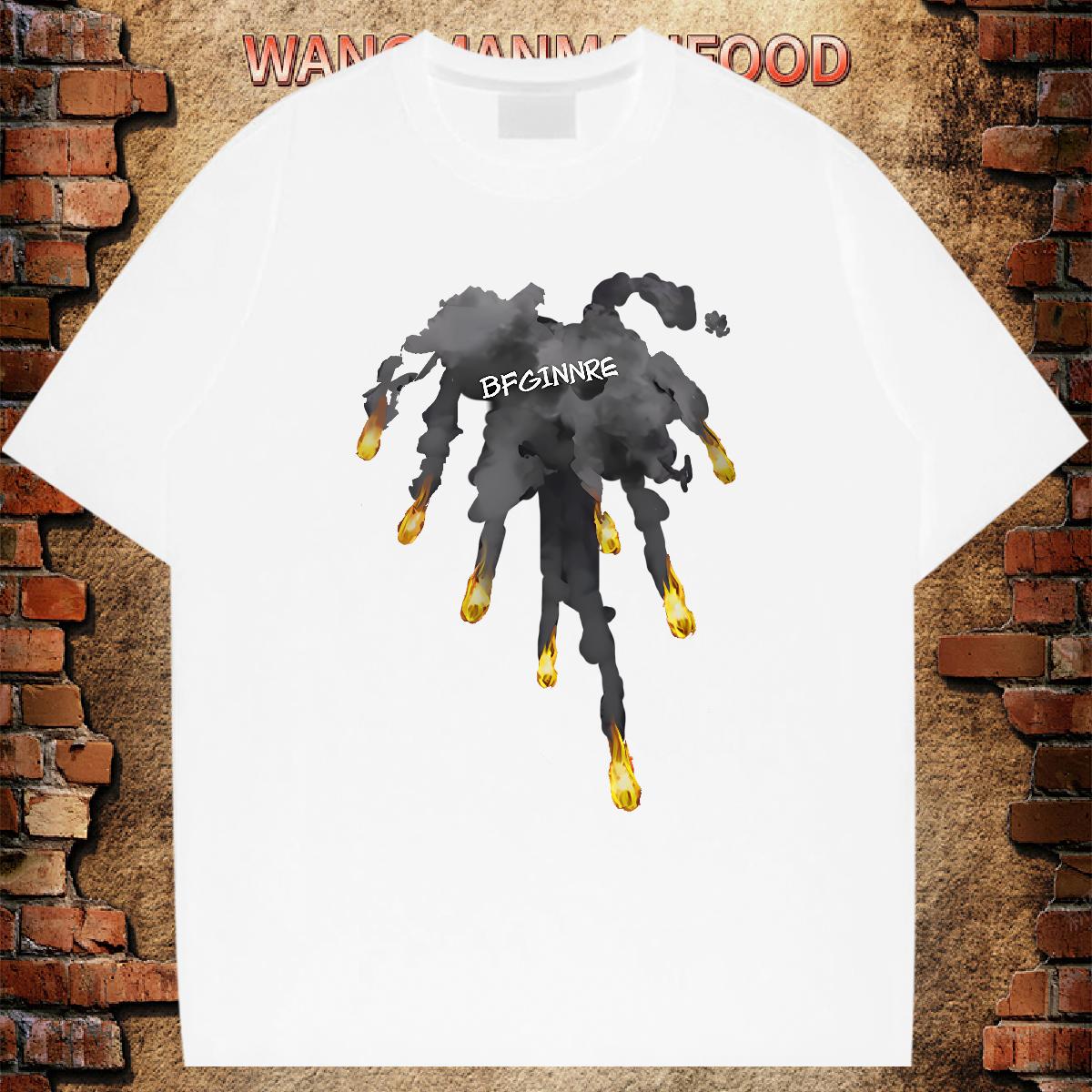 Popular T-Shirts Daily Outfit Cotton Breathable Soft Mens Tshirts Fashion New DIY Printed Tee Shirt