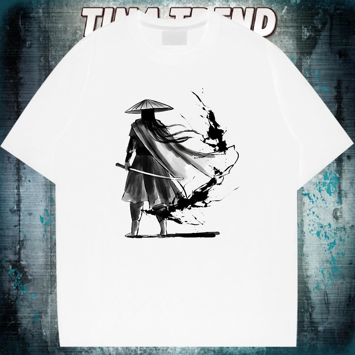 Designer T Shirts Men Anime Printing Street Cotton Breathable Soft Men Tshirts Fashion New DIY Anime Tees