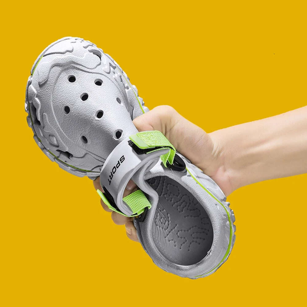 Mens Summer Sandals Mules Clogs Indoor Slip On Non Breathable Light Beach Slippers Male Garden Shoes Free Shipping Ddmysaturn