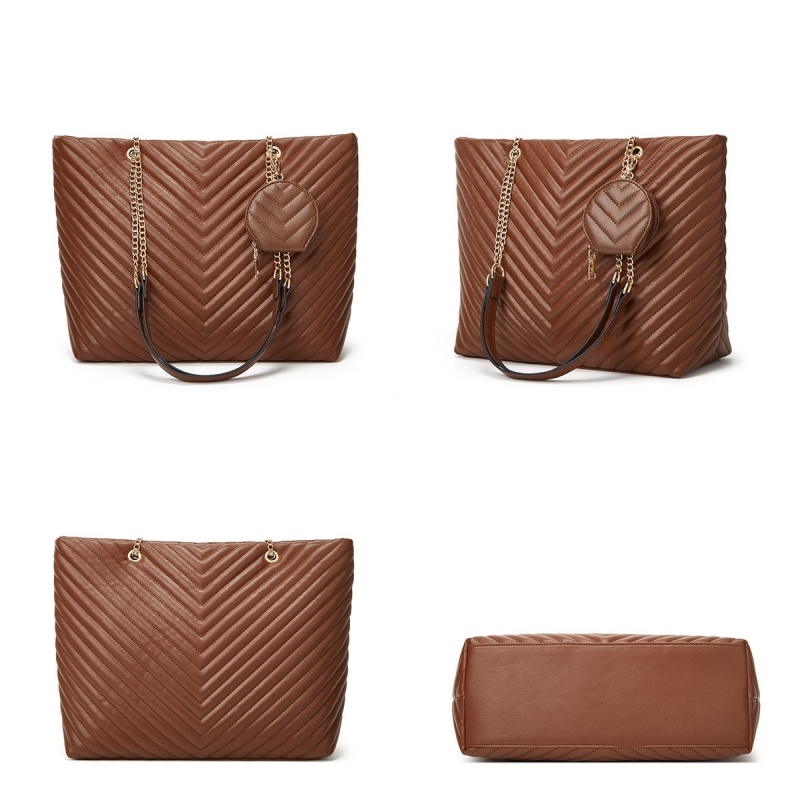 High quality women's designer versatile, minimalist mother and child bag large capacity tote bag fashionable and multifunctional casual shoulder 