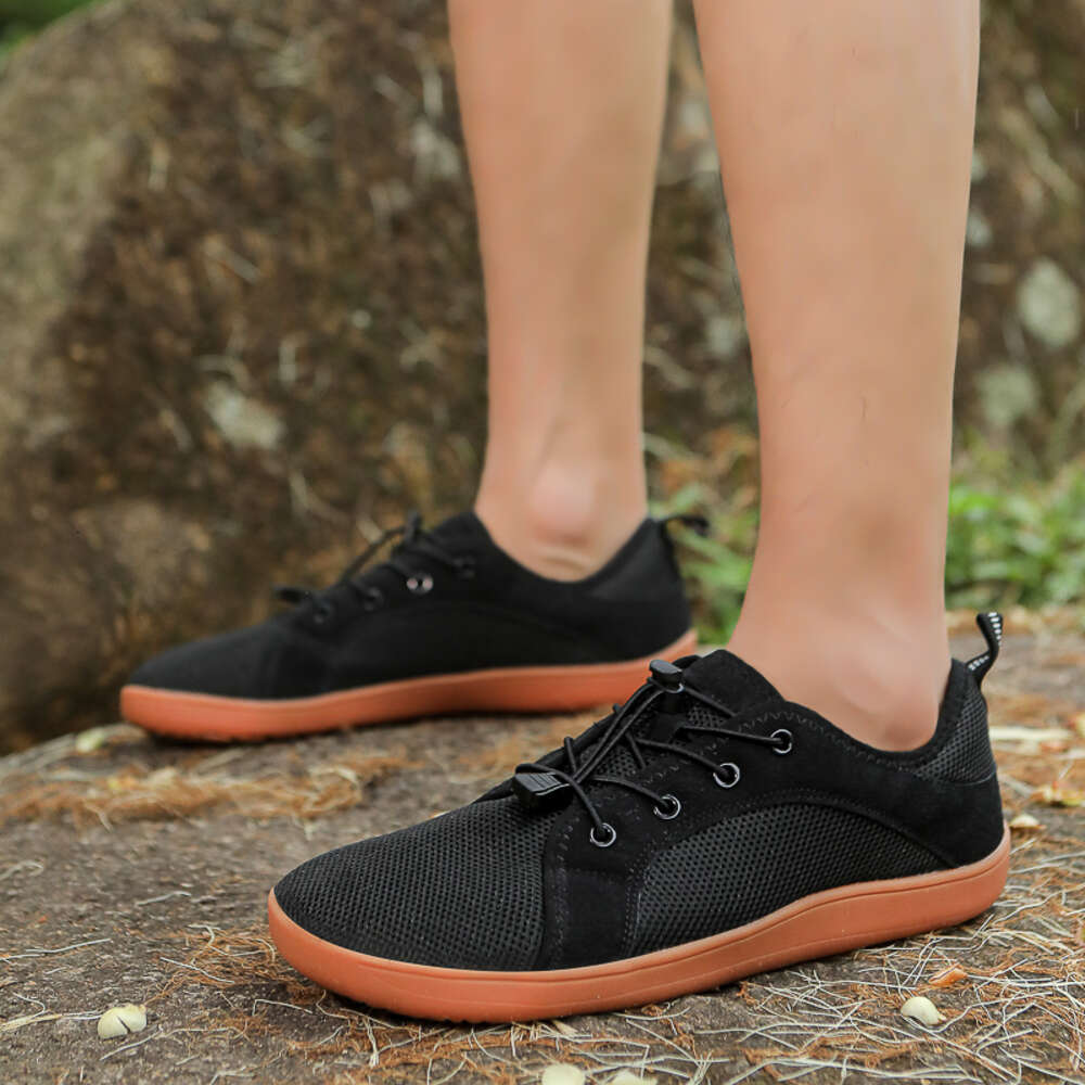 Mesh Unisex Breathable Men Barefoot Wide Toed Shoes Brand Flats Soft Zero Drop Sole Wider Toe Sneakes Large Size Ddmysaturn