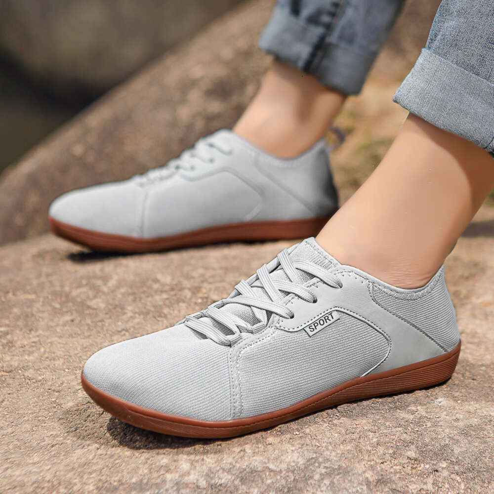 Walking New Womens Men Wide Toe Minimalist Zero Drop Shoes Breathable Fashion Sneakers Barefoot Footwear Ddmysaturn