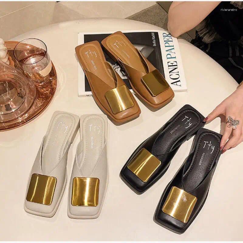 2024 New shoes for Summer Beach Platform shoes Designer Womens sandals fashion slippers Comfortable and Soft Flat Elegant Female f3c