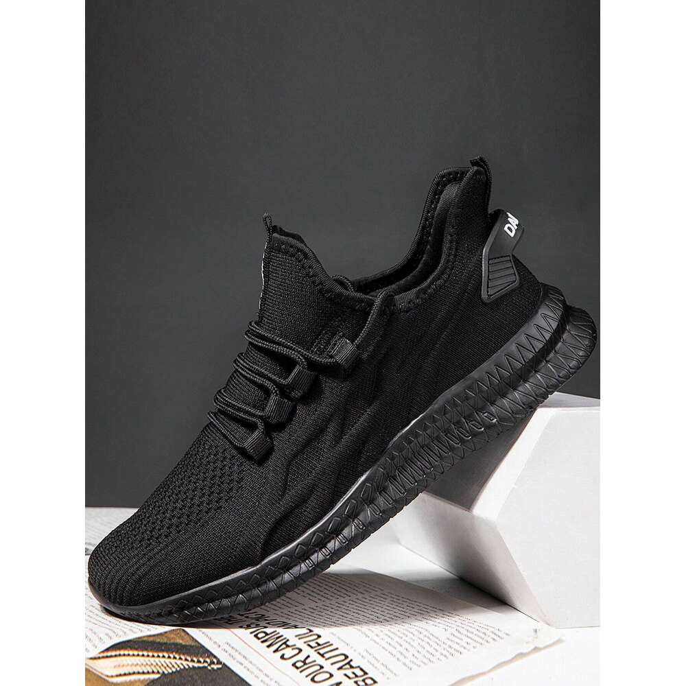 Trainers Mens Black Running Leisure Walking Gym Tennis Shoes Lightweight Sports Outdoor Fiess Jogging Fashionable Sneakers Ddmysaturn