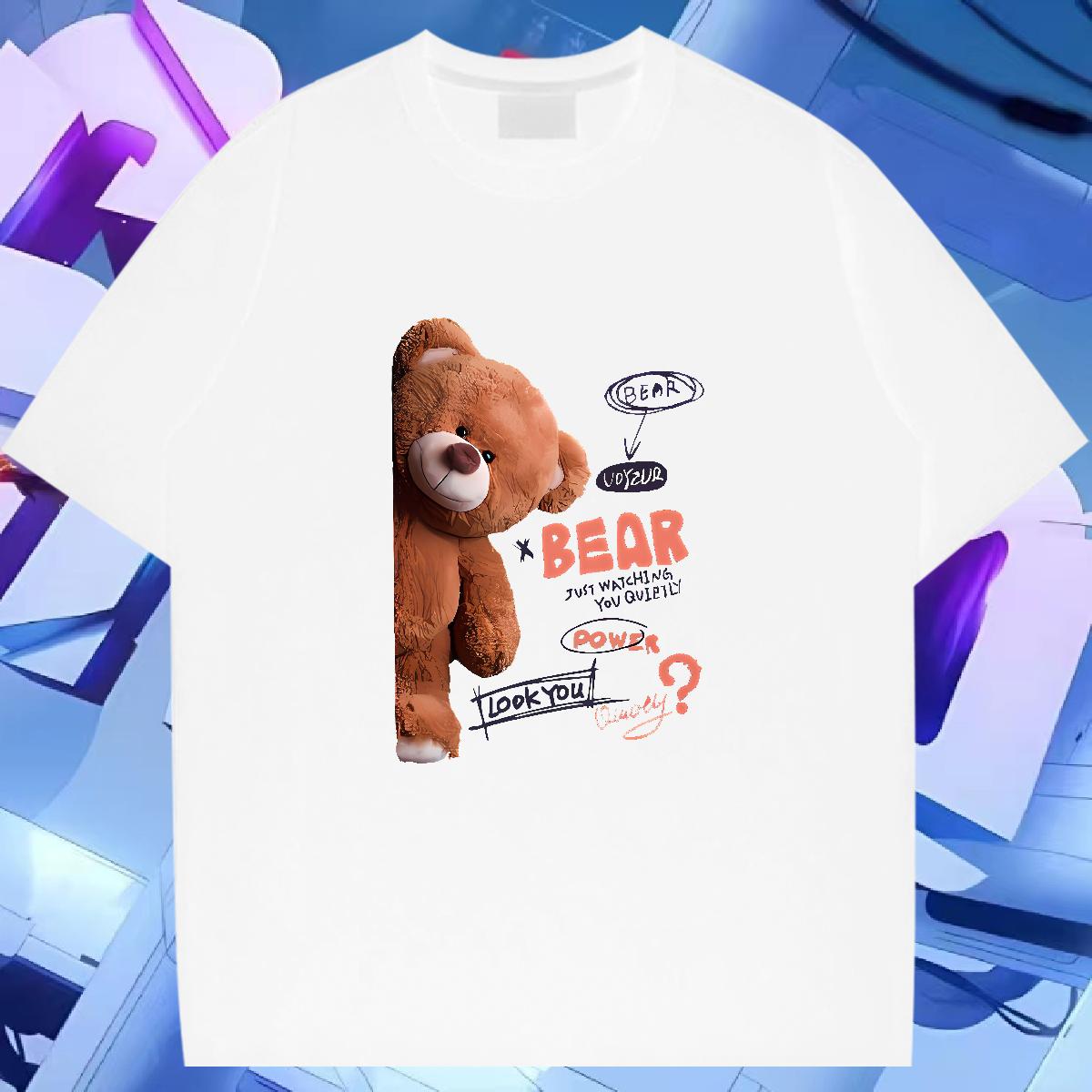 Brand T shirt High Street Hip Hop Crew Neck Cotton Breathable Men Tshirts DIY Graphic Clothes