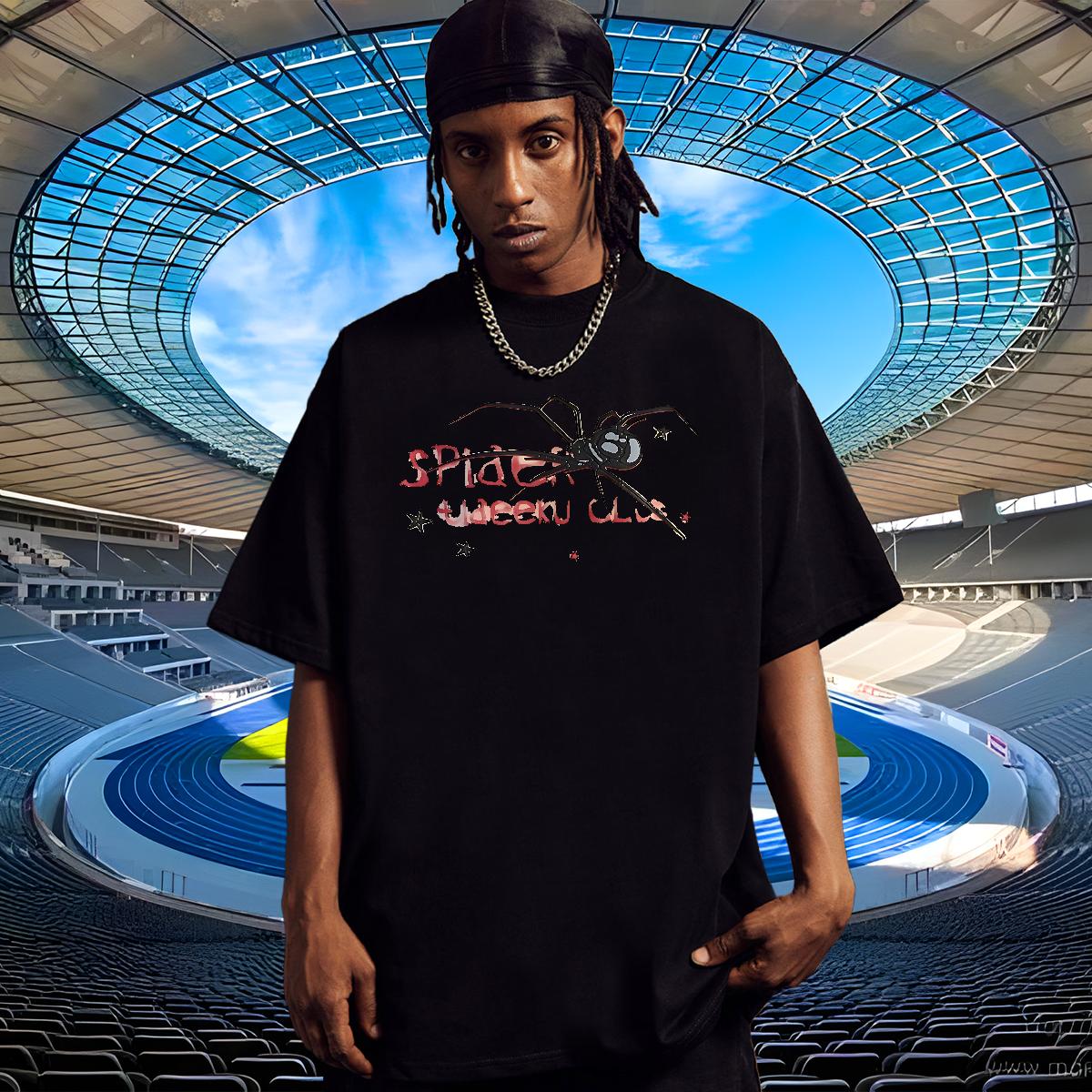 High Quality T shirt Hip Hop Street Short Sleeve Cotton O-Neck Mens Tshirts Wholesale DIY Printed Tees