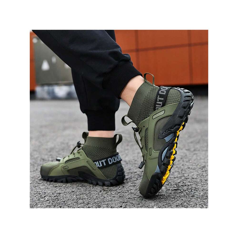 Casual Fashionable Men Trendy Sports Outdoor Hiking Elevator Shoes Wear Resistant Loafers Ddmysaturn