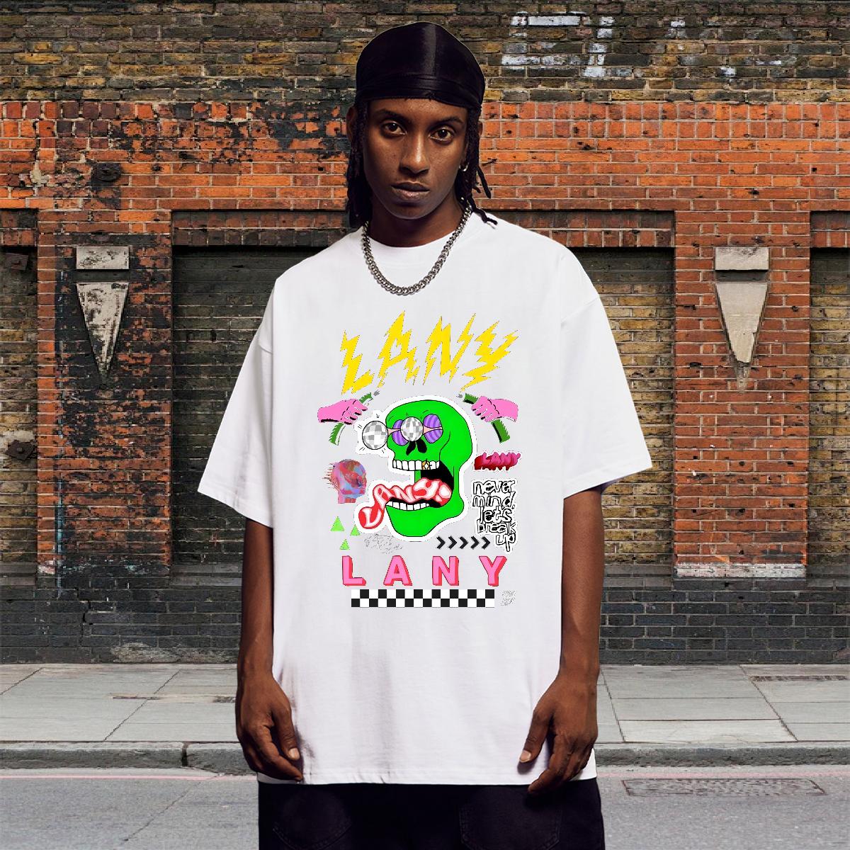 Fashion Design Men T Shirts Breathable Crew Neck Daily Wear Men Tshirts Anime Print Unisex Clothings