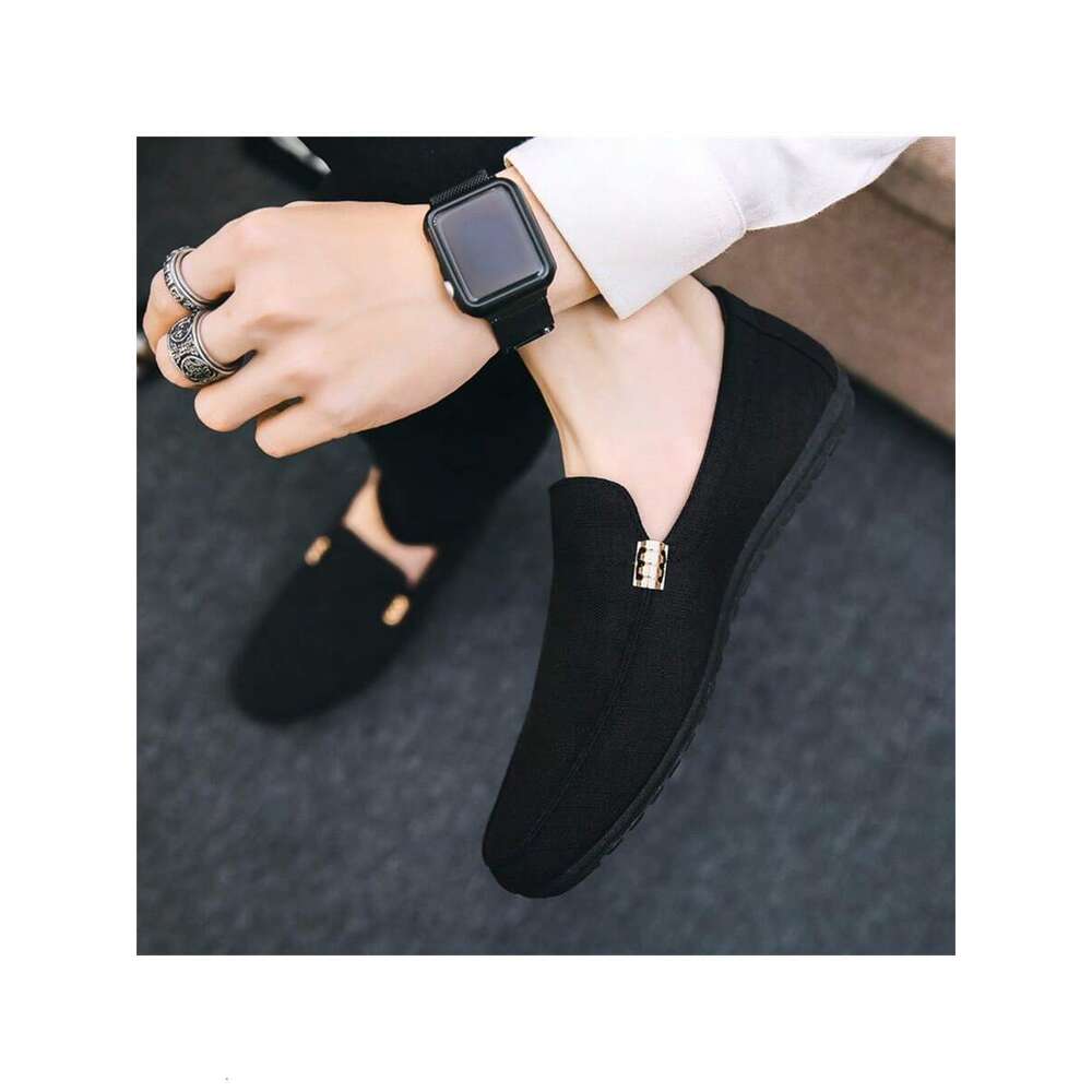 S Pair Men Versatile Slip On Note One Size Smaller Soft Suede Anti Loafers With Buckle Suitable For Casual Work Events Breathable Sporty Elegant Ddmys