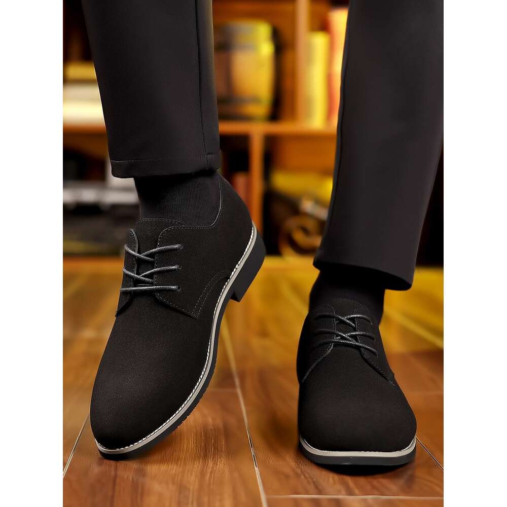 Leather Casual Suede Flat In Multiple Colors Stylish And Trendy Large Size Men S Shoes Ddmysaturn