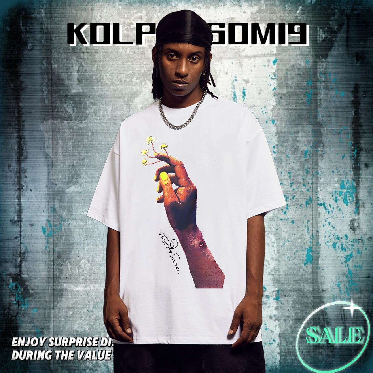 5A Mens T Shirts Street Crew Neck Cotton Breathable Men Tops Tees New Designer Graphic Tee Shirt