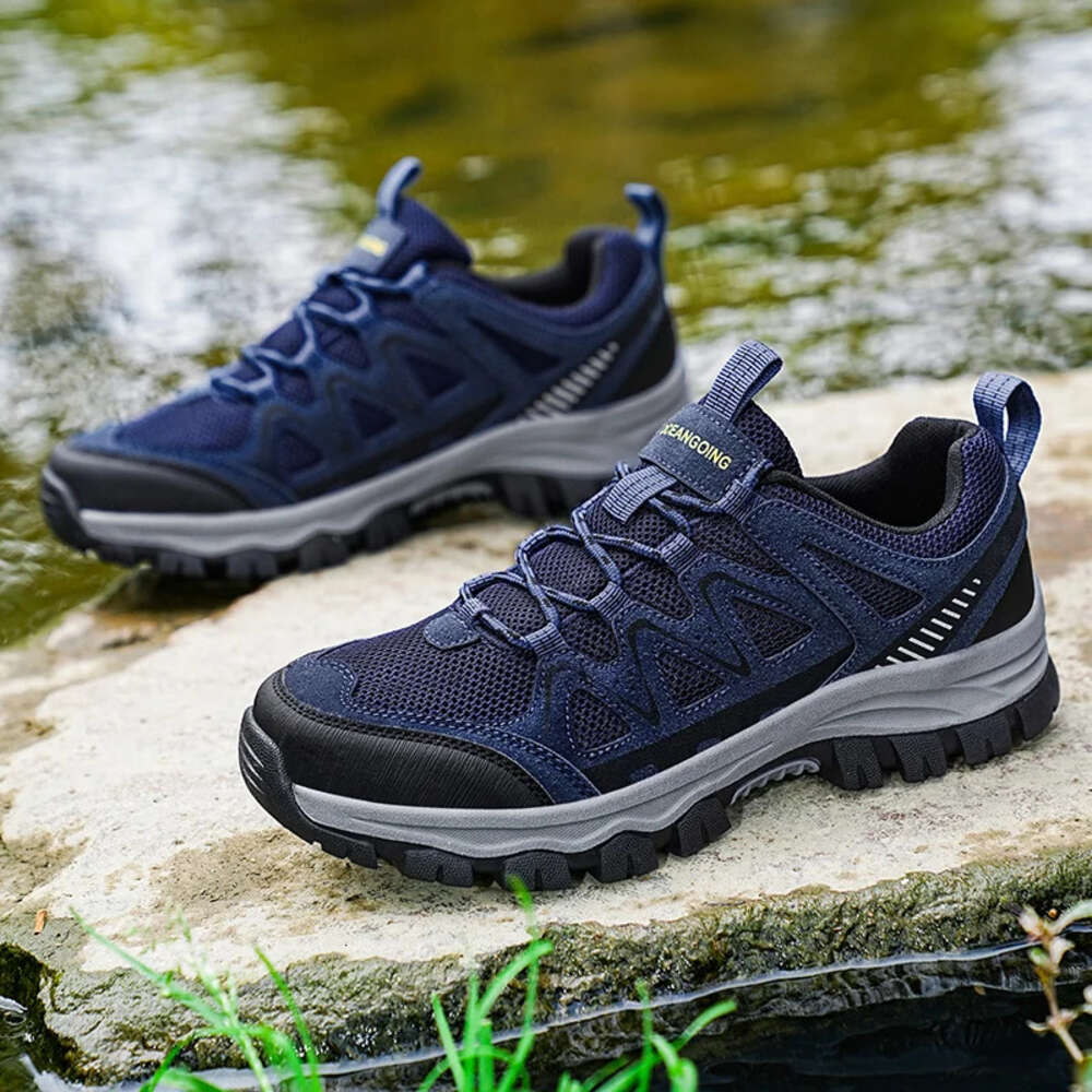 Men S Breathable Hiking Sports Shoes Wading Fashion Climbing Trekking Sneakers For Outdoor Work Boots Ddmysaturn