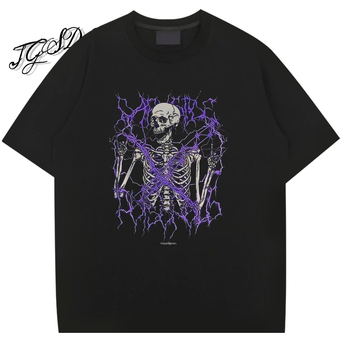 Wholesale T-Shirts for Men Breathable Short Sleeve Street Wear Couples T Shirts Anime Soft Tops