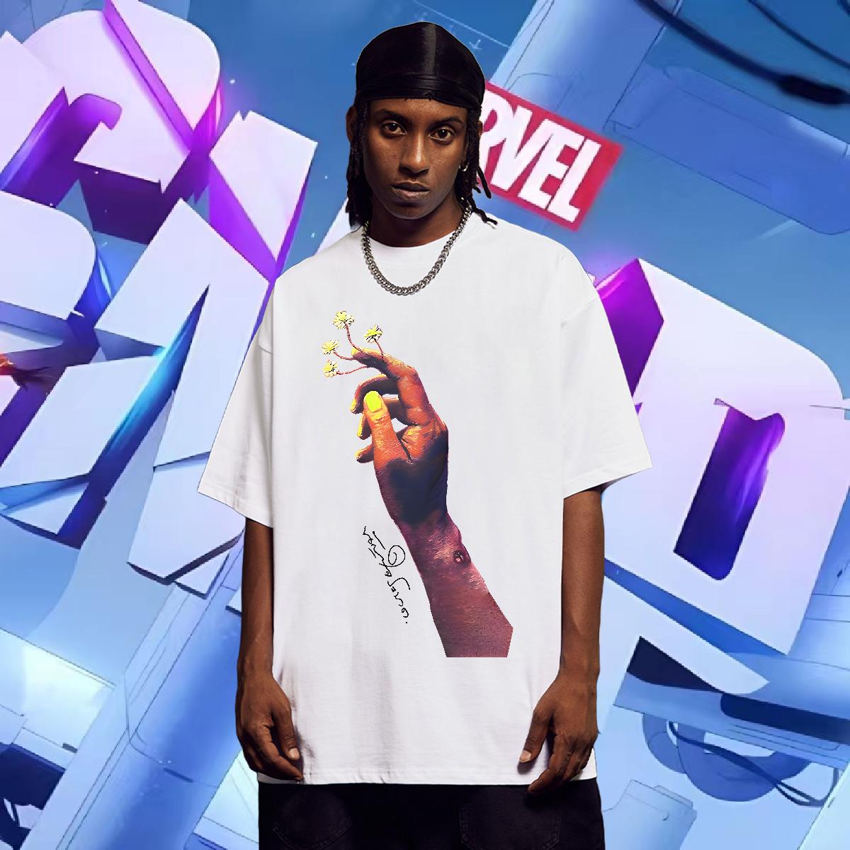 5A T shirt Home Outdoor Crew Neck Cotton Mens Tshirts Custom DIY Printed Tees