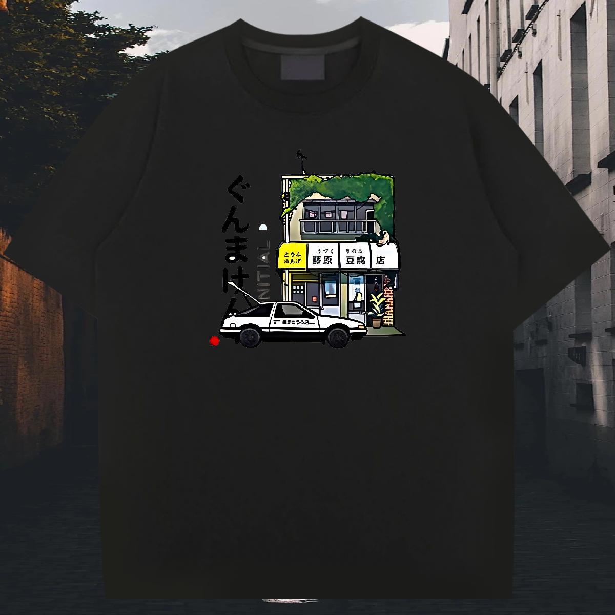 DIY Customized Men T Shirts Custom Anime Couples T Shirts Outdoor Breathable Short Sleeve Soft Clothings