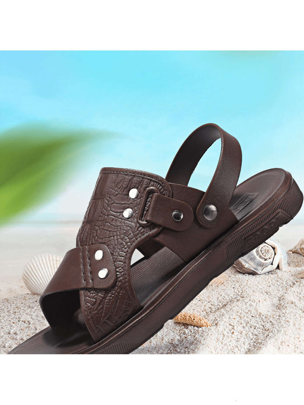 S New Men Summer Sandals Two Wearing Styles For Home Driving Lightweight And Fashionable Anti Slip Breathable Waterproof Ddmysaturn
