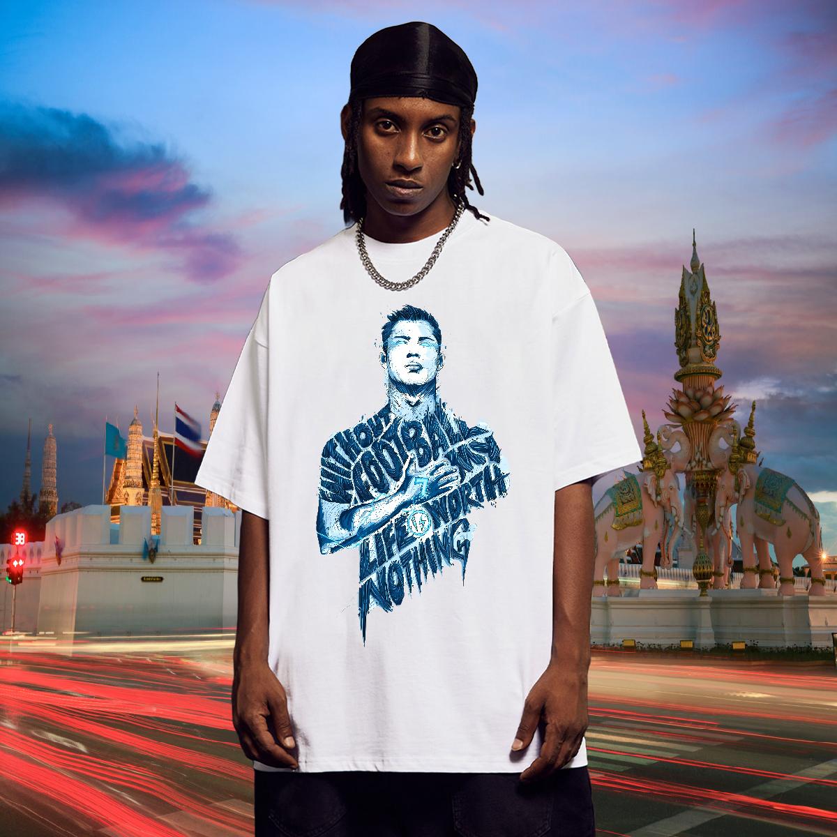 Fashion New Mens T Shirts Custom Printed Daily Outfit Mens Tshirts Cotton Breathable Soft Designer