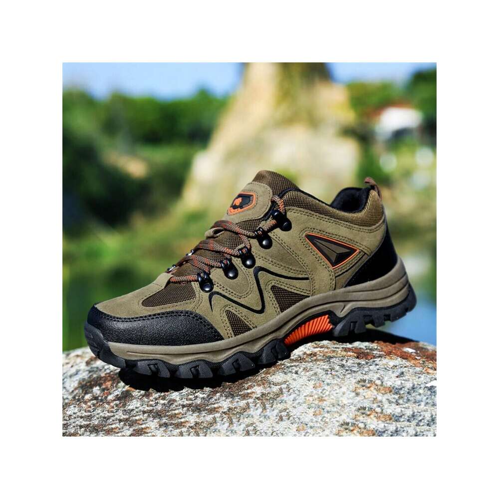Ddmyoutdoor Men S Thick Soled Lace Up Wear Resistant Outdoor Shoes Suitable For Climbing Hunting Hiking