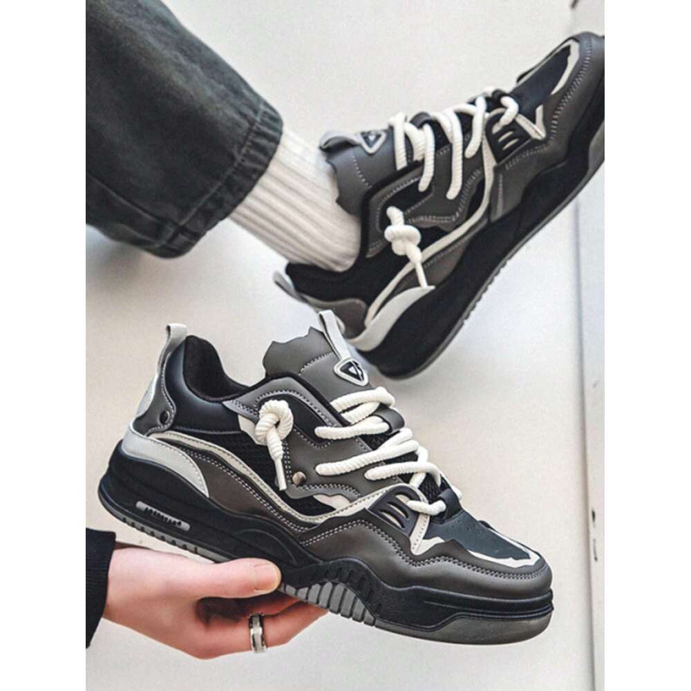 Ddmyoutdoor Men S Breathable Stylish Chunky Sneakers Casual Sports Shoes For Teenagers