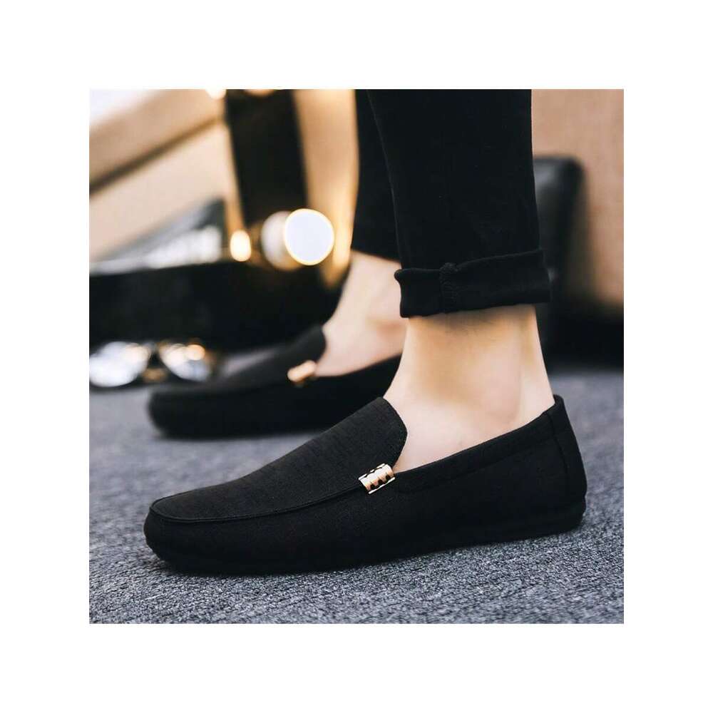 S Pair Men Versatile Slip On Note One Size Smaller Soft Suede Anti Loafers With Buckle Suitable For Casual Work Events Breathable Sporty Elegant Ddmys