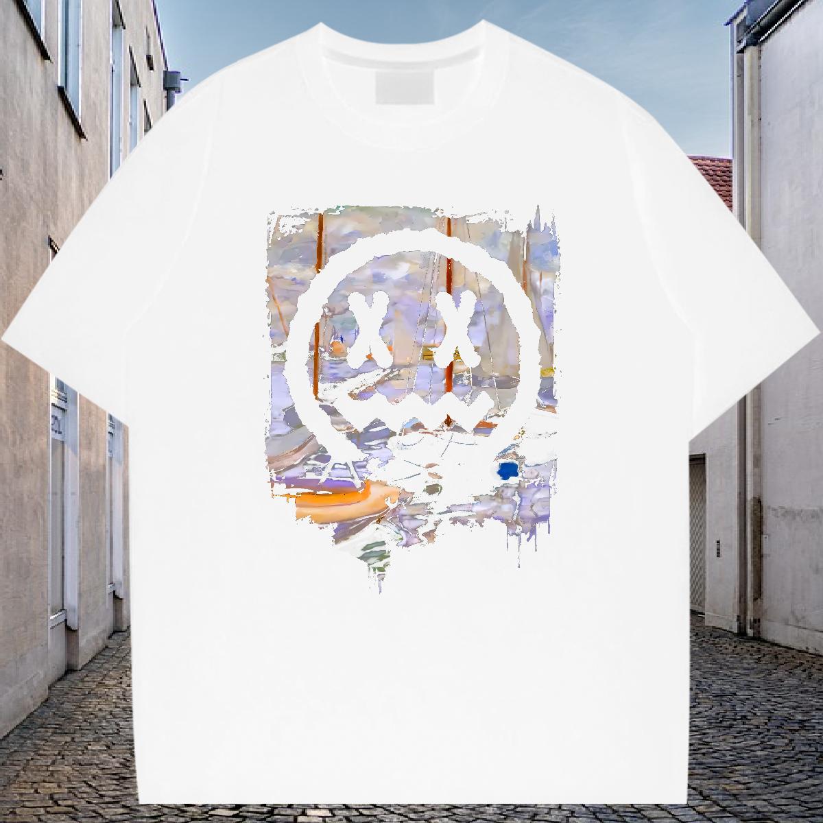 DIY Customized T Shirt For Man Cartoon Printing S-3XL Home Outdoor Mens Tshirts Cotton Breathable Comfortable