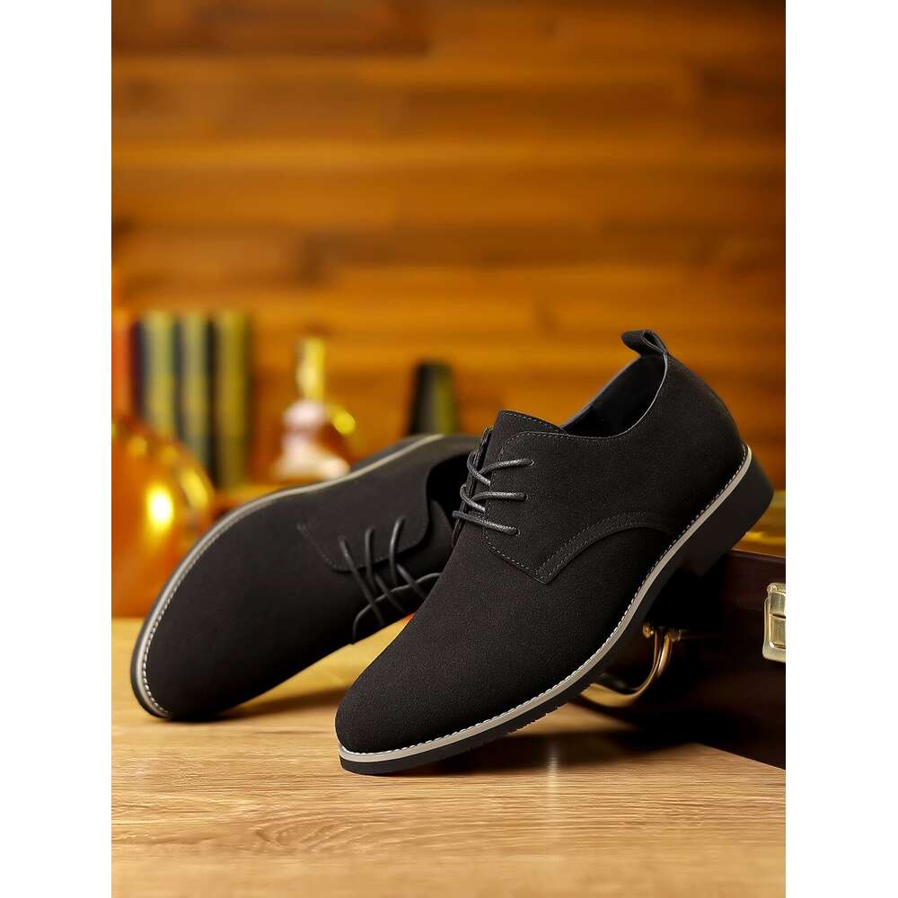 Leather Casual Suede Flat In Multiple Colors Stylish And Trendy Large Size Men S Shoes Ddmysaturn
