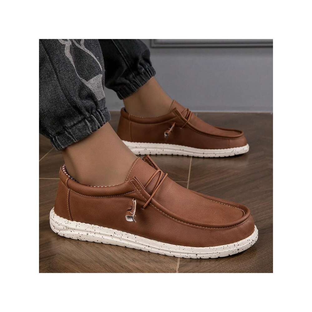 Casual Men S Lightweight Fashionable Solid Color Spring Autumn Comfortable Slip Resistant Breathable Loafers Ddmysaturn