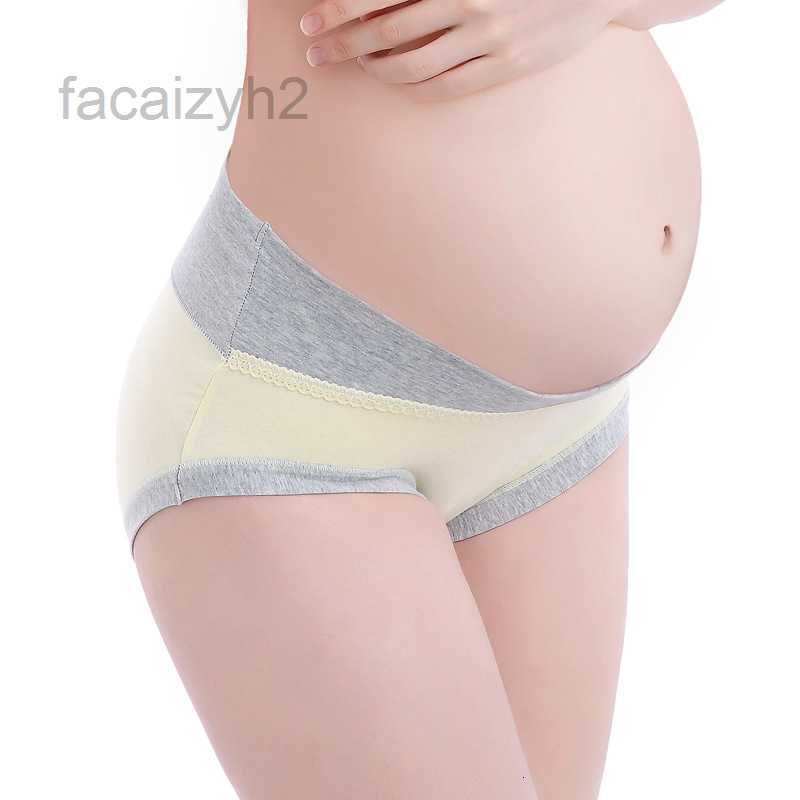 Maternity Intimates pregnant women underwear low waisted belly support seamless U-shaped shorts cotton pregnant underwear belly support pants large si