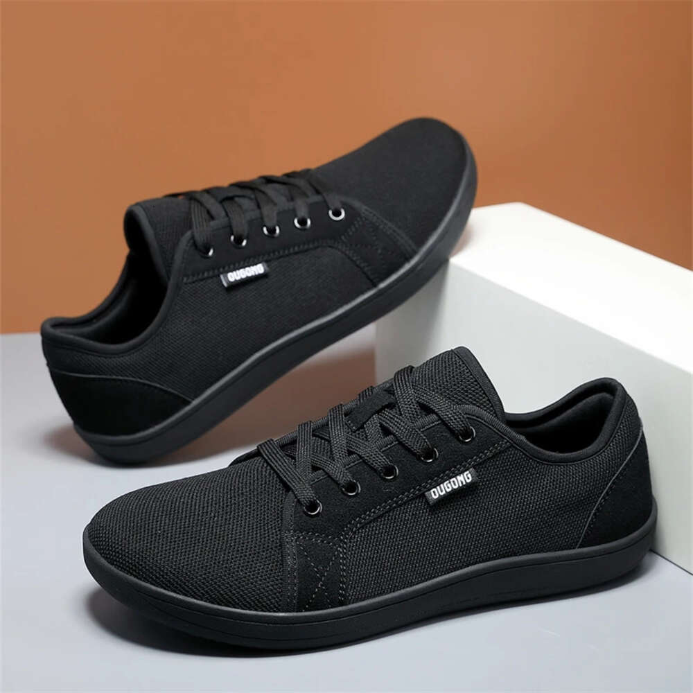 2024 Wide Barefoot for Men Women Canvas Sneaker Fashion Flats Soft Zero Drop Sole Wider Toe Minimalist Walking Shoes