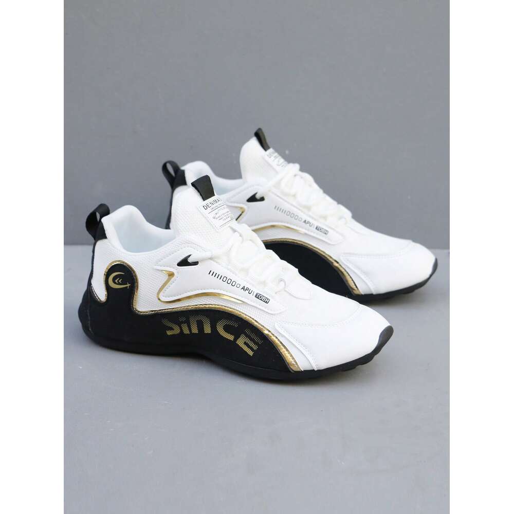 Breathable Men S Mesh Casual Sports Shoes Comfortable Anti Slip Lace Up Shock Absorbing Sneakers Perfect For Outdoor Activities Ddmysaturn