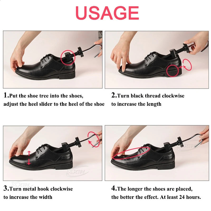 Adjustable Shoes Stretcher Expander Shoe Tree Plastic For Flats Pumps Boots 240606