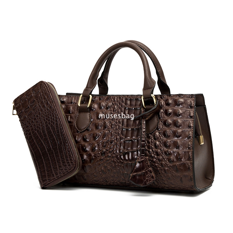 High quality women's PU fashionable retro shoulder bag practical classic versatile mother and child bag large capacity multifunctional tote bag