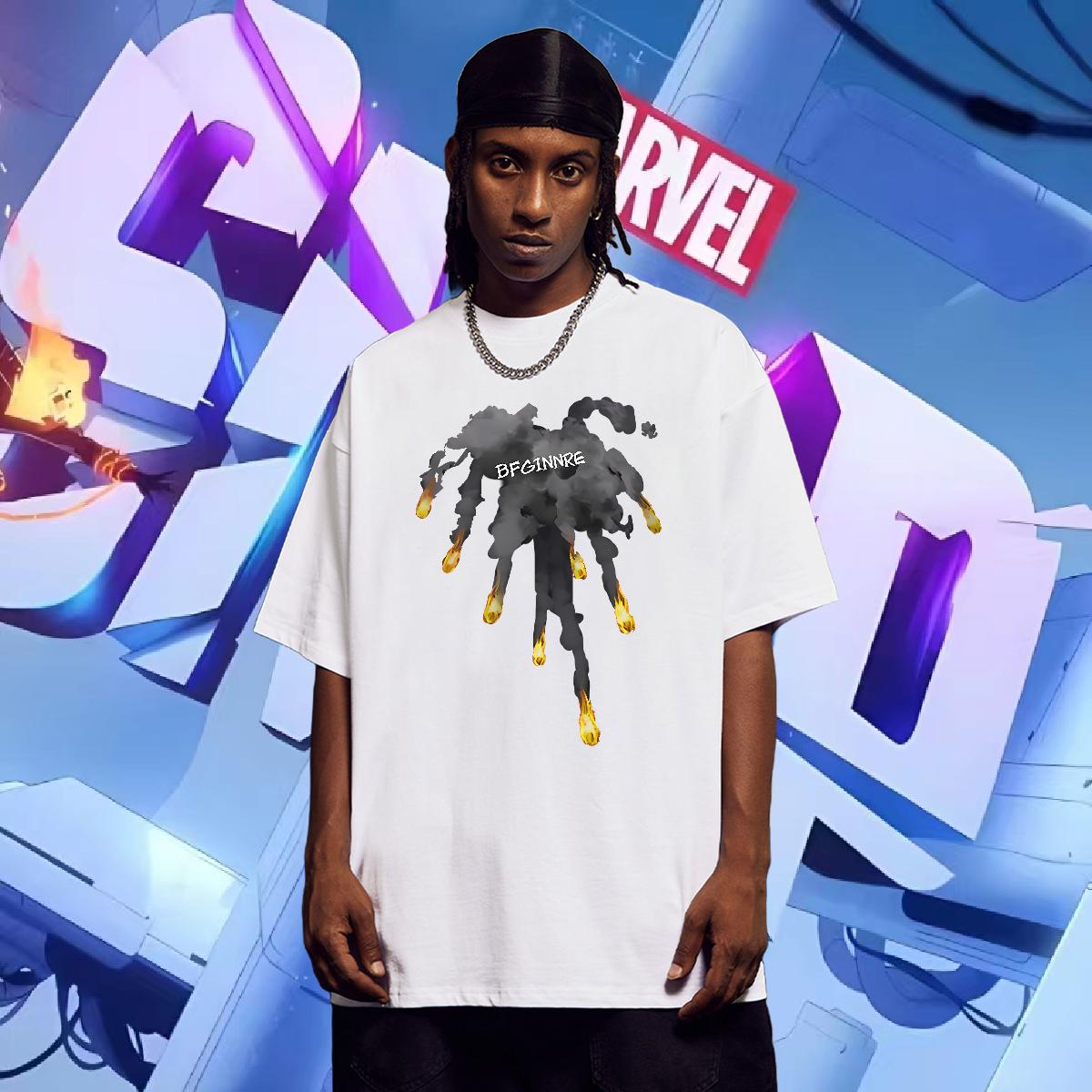 Loose T Shirt For Man Casual Breathable Crew Neck Mens Tshirts 2024 Asian Size Tee Shirt