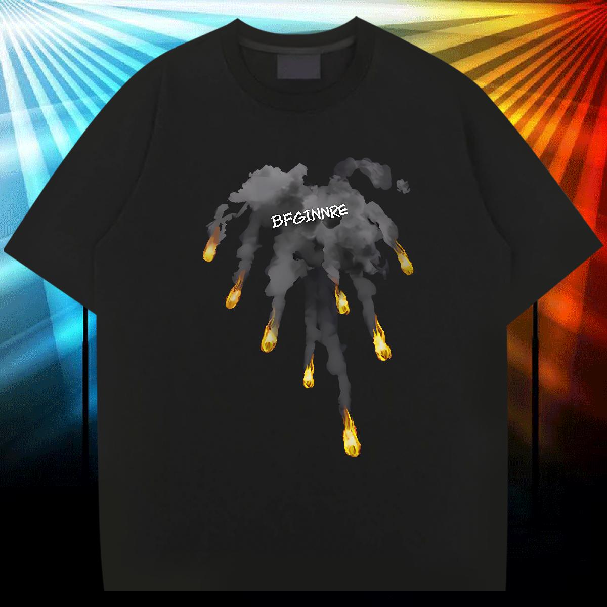 5A Men T Shirts Summer Casual Cotton Breathable Short Sleeve Men Tops Tees Fashion New Customized Wear