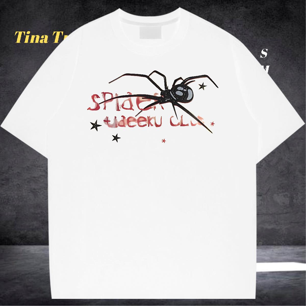 Loose Man T Shirts High Street Hip Hop Cotton O Neck Short Sleeves Tshirt for Man Woman DIY Customized Print Tees Shirts