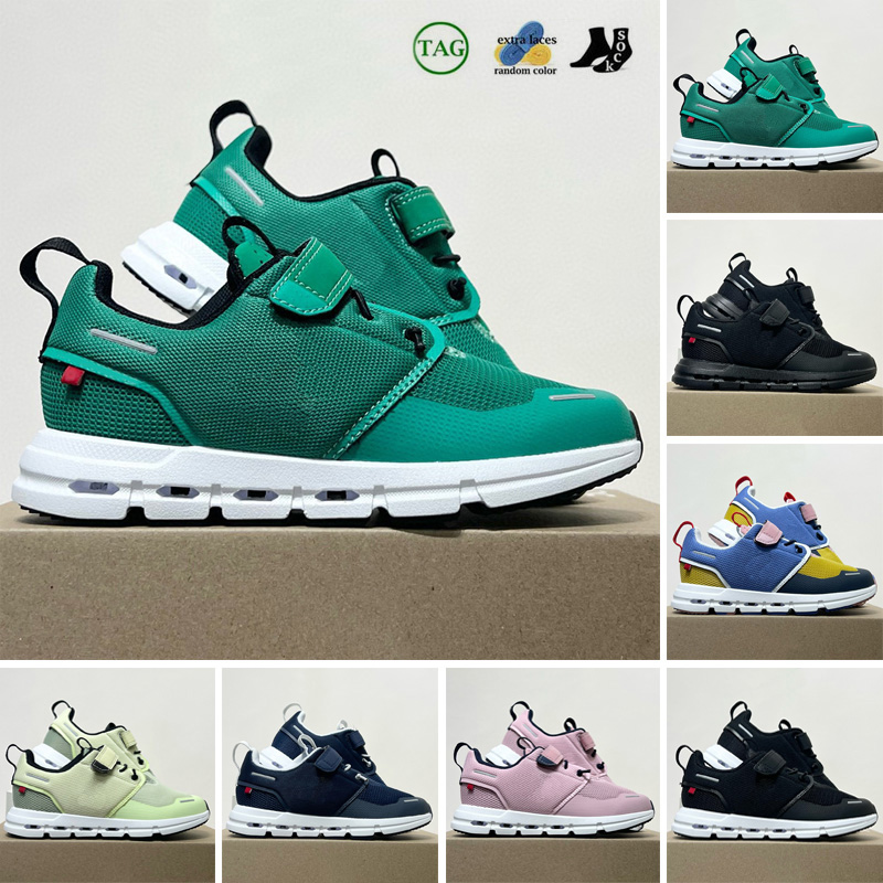 Toddler Sneakers running Kids Shoes youth boys girls Federer trainers Infants kid Designer Shoe Baby Sports Black pink Blue 22-35