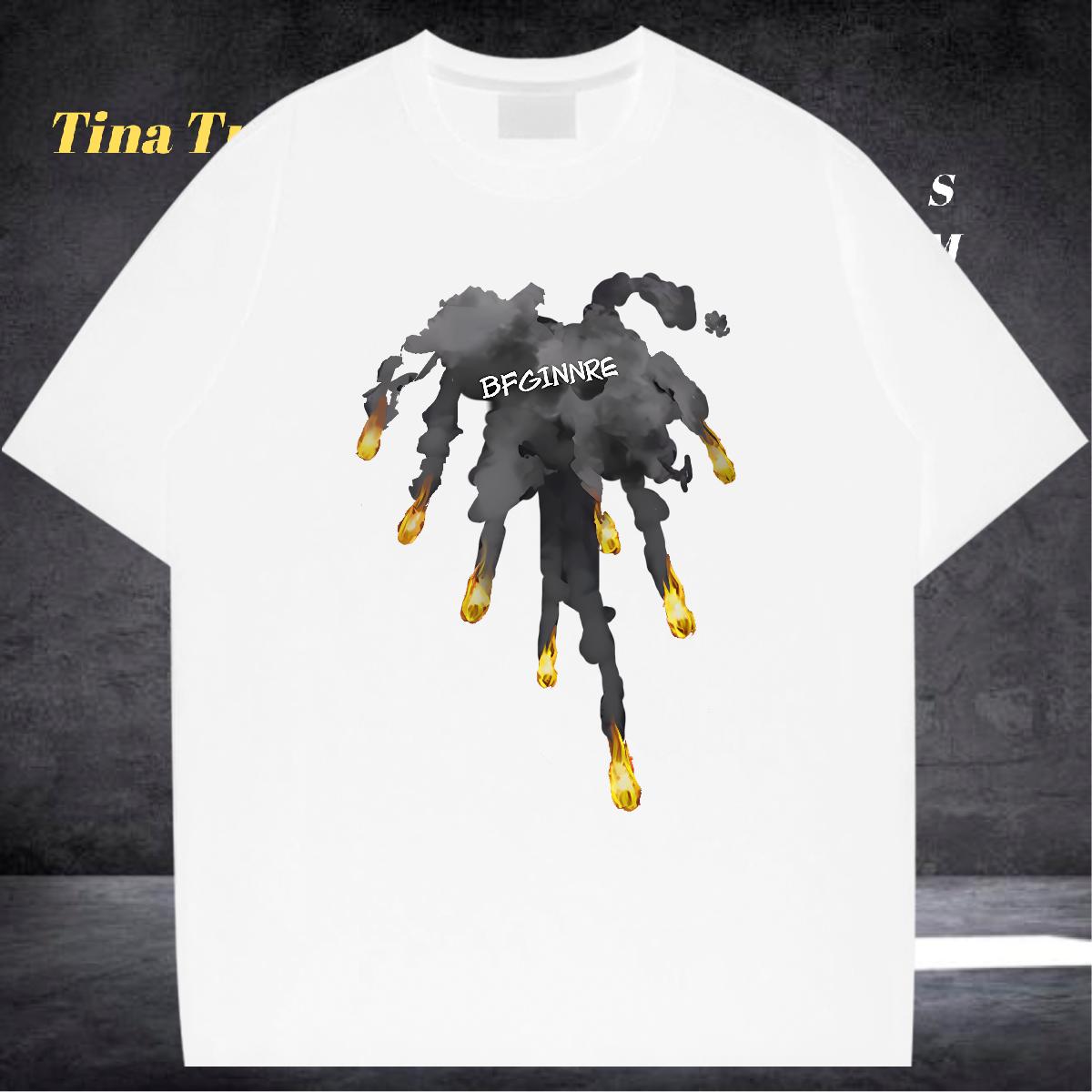 Comfortable Mens T Shirts Anime Printing Street 180g Cotton Men Tops Tees New Designer Custom Print Oversized Tees Shirts