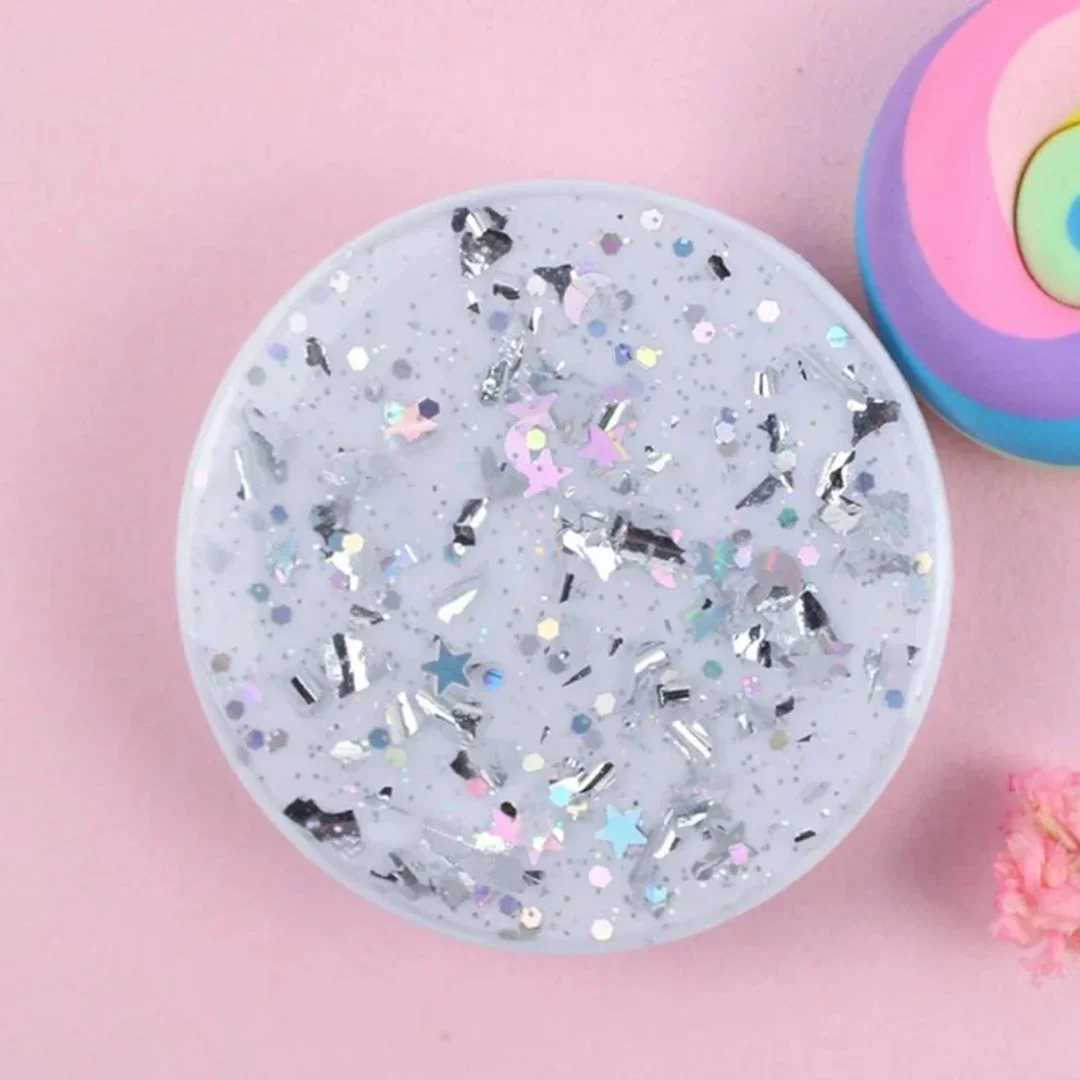 Cell Mounts Holders Round Glitter Ring Universal Mobile Phone Finger Grip Holder is suitable for all mobile phone holders S246062