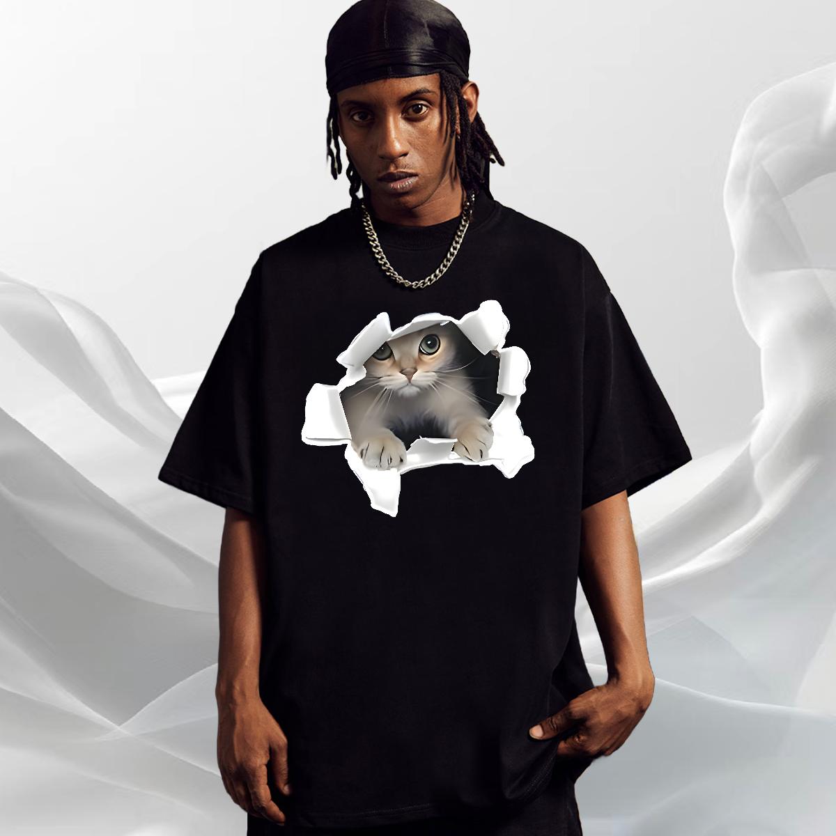 Popular Mens Tshirts Breathable Crew Neck High Street Hip Hop Men T Shirts Graphic Fashion Designer Tees Shirts