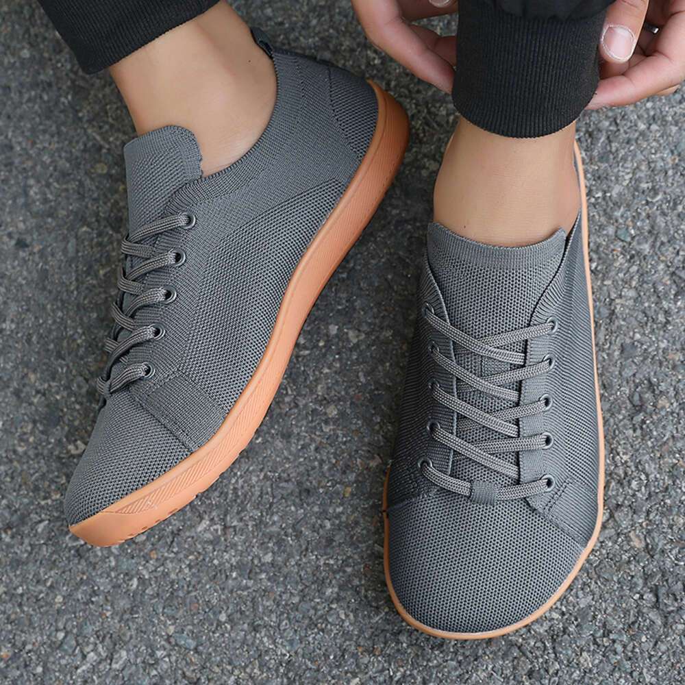 Breathable New Unisex Mesh Men Barefoot Wide Toed Shoes Flats Soft Zero Drop Sole Wider Toe Sneakes Large Size Ddmysaturn