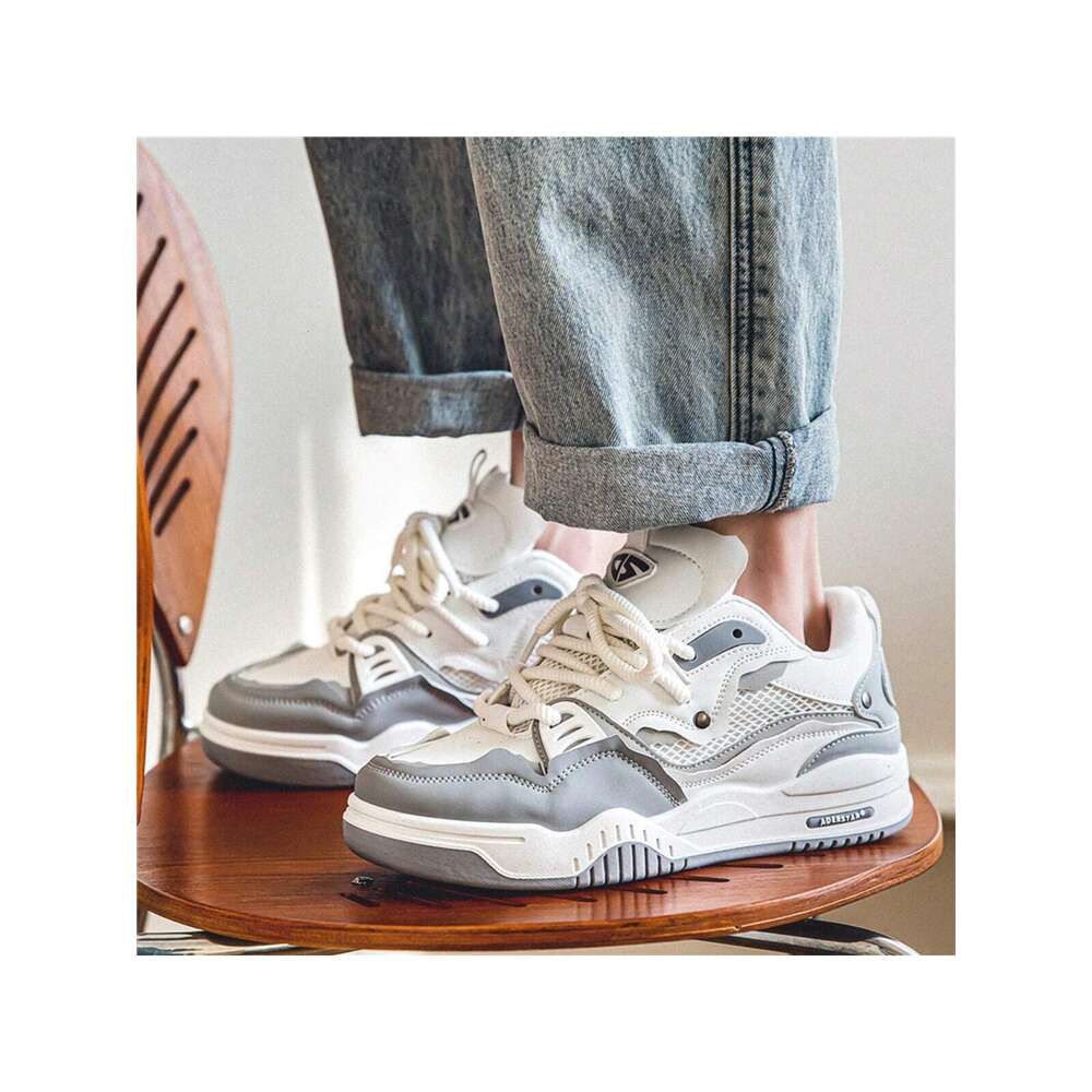 Ddmyoutdoor Fashion Men S Platform Sneakers Thick Soled Running Trendy All Match Comfortable Students Casual Shoes