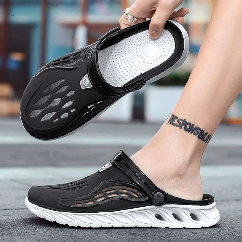 Beach Summer Water Outdoor Slippers Indoor High Soft Bottom Aqua Shoes Trend Slides Men S Garden Clogs Sandals Ddmysaturn