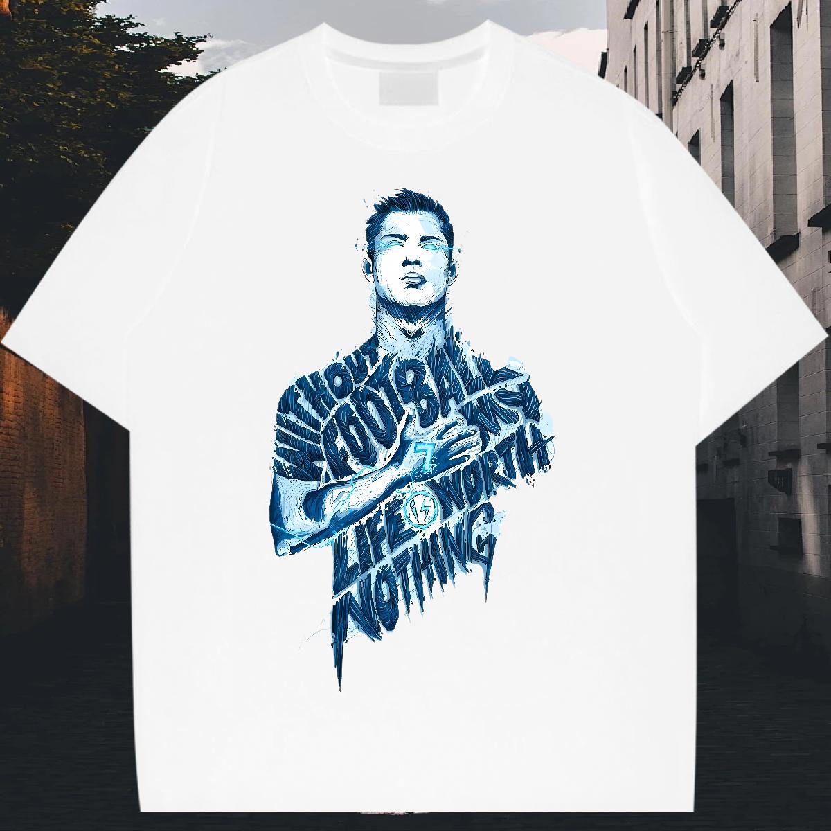 DIY Customized T-Shirts for Men Custom Cartoon Spring Summer Men Clothes T-Shirt Cotton O Neck Short Sleeves Brand