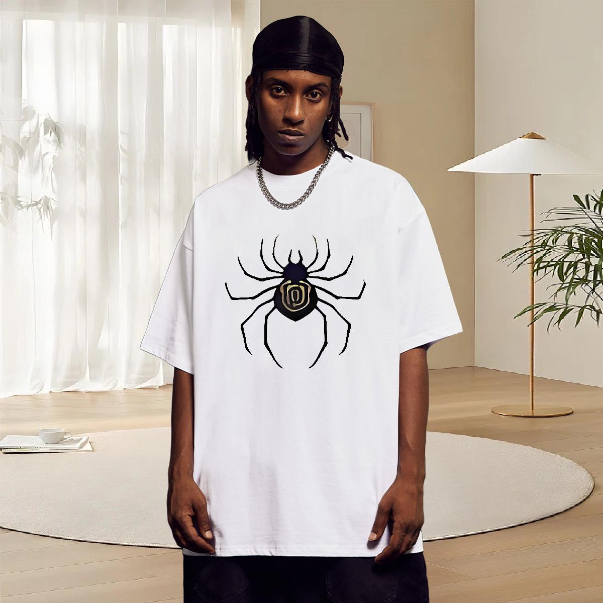 Cool Design Men Tshirts Crew Neck Cotton Breathable Street Wear Man T Shirts Black White Fashion Casual Polos