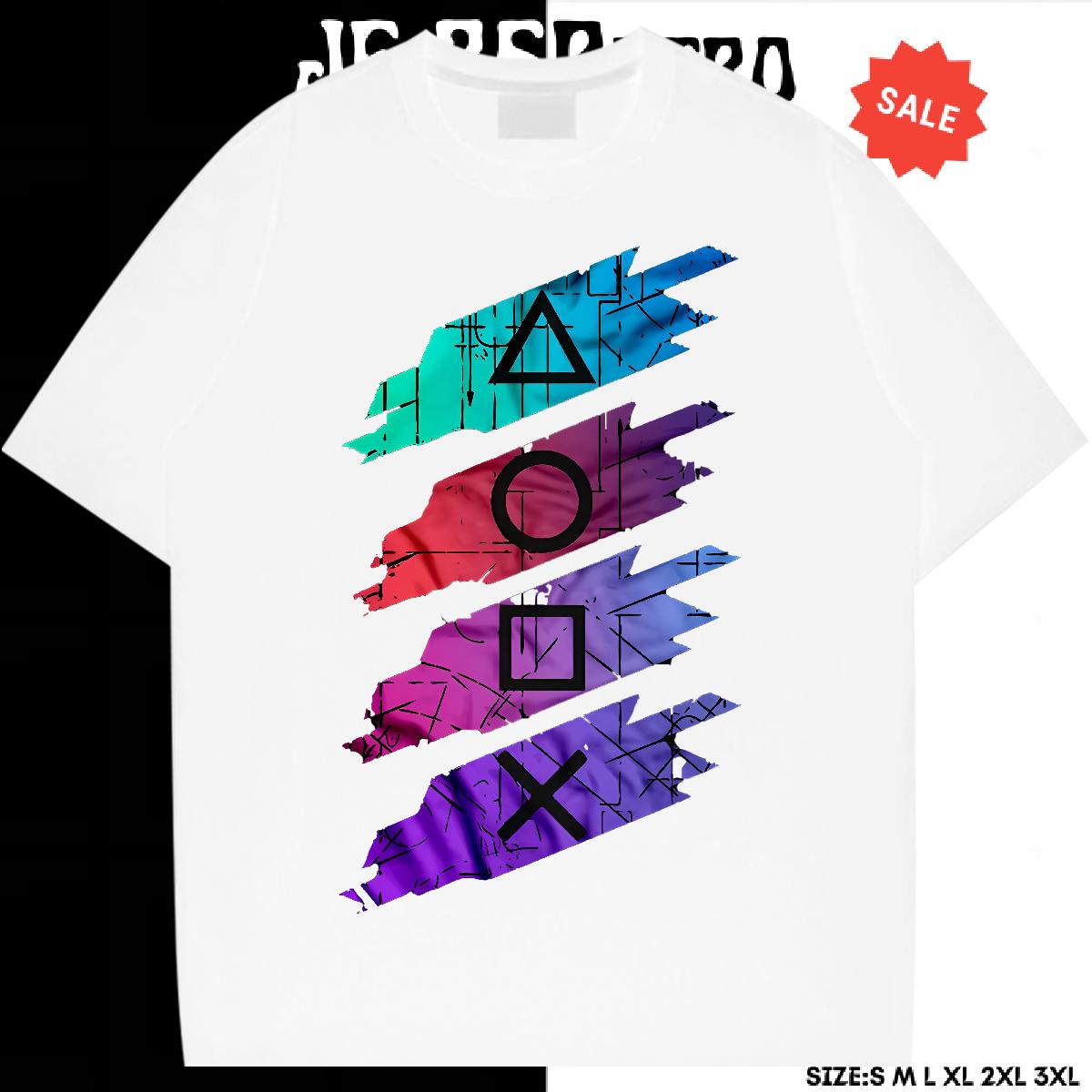 Classic T Shirt For Man DIY Printed Hip Hop Street Men Tops Tees Crew Neck Cotton Breathable High Quality