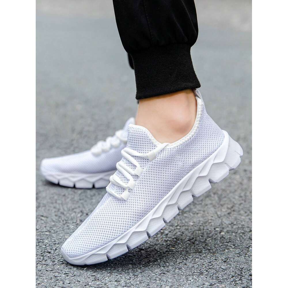 Casual Breathable Mesh Lightweight And Comfortable Running Shoes Slip On Convenient Fiess For Men Ddmysaturn