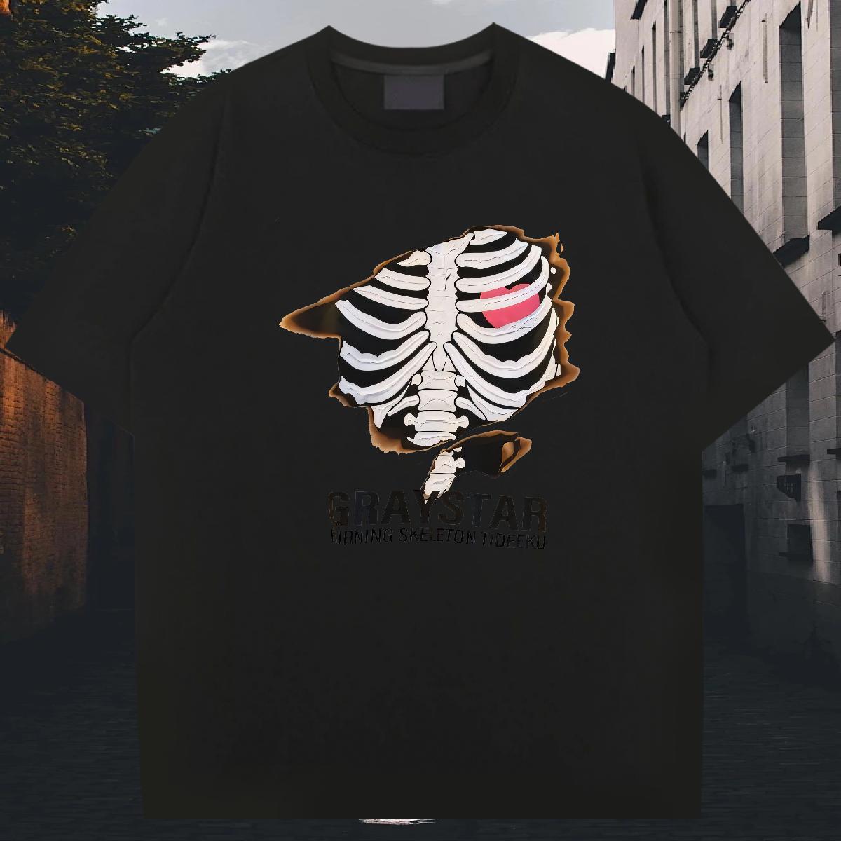 Fashion Casual Man T Shirts Oversized S-3XL Casual Beach Mens Tshirts Breathable Crew Neck Cotton Soft